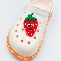 Wholesale Cartoon Three-dimensional Fruit Avocado Strawberry Shoes Buckles Nihaojewelry main image 4