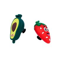 Vente En Gros De Chaussures De Fraises D&#39;avocat De Fruits En Trois Dimensions De Bande Dessinée Boucles Nihaojewelry main image 2