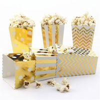 Wholesale Bronzing Popcorn Stripe Paper Box Nihaojewelry main image 1