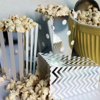 Wholesale Bronzing Popcorn Stripe Paper Box Nihaojewelry main image 3