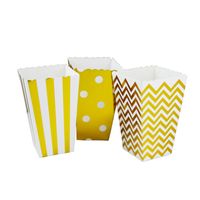 Wholesale Bronzing Popcorn Stripe Paper Box Nihaojewelry main image 5