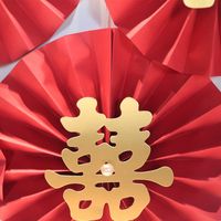 Wholesale Origami Pearl Red Paper Flower Fan Wedding Room Decoration Nihaojewelry main image 4