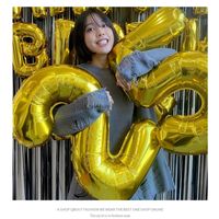 40-inch Golden Aluminum Film Digital Balloon Wholesale Nihaojewelry main image 5