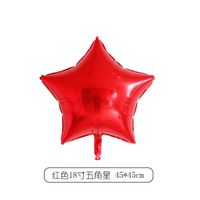 18-inch Five-pointed Star Aluminum Foil Balloon Wholesale Nihaojewelry main image 5