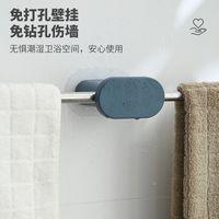 Wholesale Punch-free Toilet Wall-mounted Stainless Steel Foldable Towel Rack Nihaojewelry main image 4