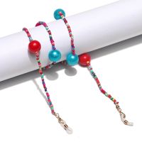 Wholesale Fashion Contrast Color Large Beads Glasses Chain Nihaojewelry main image 3