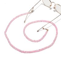 Großhandel Mode Geknackt Rosa Perlen Brillenkette Nihaojewelry main image 1
