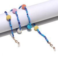Wholesale Fashion Handmade Chain Contrast Color Beads Glasses Rope Nihaojewelry main image 3