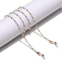 Wholesale Fashion Geometric Copper Bead Crystal Splicing Glasses Chain Nihaojewelry main image 1
