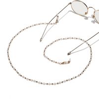 Wholesale Fashion Geometric Copper Bead Crystal Splicing Glasses Chain Nihaojewelry main image 3