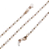 Wholesale Fashion Geometric Copper Bead Crystal Splicing Glasses Chain Nihaojewelry main image 4