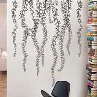 Wholesale Black Rattan Branches Bedroom Porch Wall Stickers Nihaojewelry main image 5