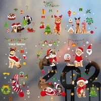 Wholesale Cartoon Christmas Pattern Window Wall Stickers Nihaojewelry main image 5