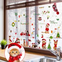 Wholesale Cartoon Christmas Pattern Window Wall Stickers Nihaojewelry main image 6