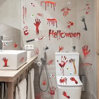 ¡venta Al Por Mayor! Pegatina De Pared Con Estampado De Huellas De Huellas De Halloween Nihaojewelry main image 2