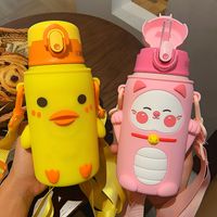 Wholesale Large-capacity Cartoon Animal Shape Portable Vacuum Cup Nihaojewelry main image 6