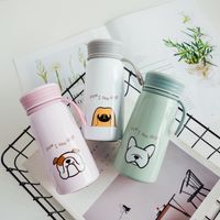 Simple Cartoon Simple Insulation Cup Internet Celebrity Ins Minalist Portable Water Cup Men And Women Student Trendy Portable Water Cup main image 6
