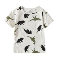 Wholesale Cartoon Dinosaur Short-sleeved Round Neck T-shirt Nihaojewelry main image 6
