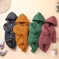 Wholesale Children's Long-sleeved Hooded Jumpsuit Nihaojewelry main image 1