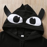 2020 Halloween Kinder Jacke Kapuze Schwarze Fledermaus Stil Lang Ärmel Ige Jungen Herbst Strickjacke Oberteil Grenz Überschreiten Den Großhandel main image 3