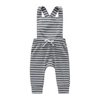 Wholesale Children's Clashing Color Striped Jumpsuit Nihaojewelry main image 6