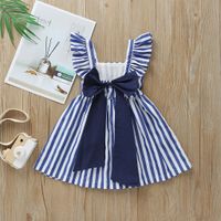Summer Girl's Strap Skirt New Simple Baby Striped Dress Spot Princess Dress Foreign Trade main image 5