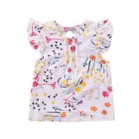 Children's European And American Fashion Suspender Skirt Outfit Printing Baby Three-piece Set Spot Cross-border Wholesale main image 3
