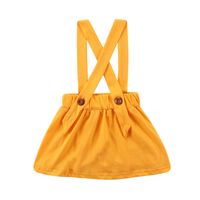 Children's European And American Fashion Suspender Skirt Outfit Printing Baby Three-piece Set Spot Cross-border Wholesale main image 4