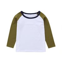 Wholesale Children's Color Matching Long-sleeved T-shirt Nihaojewelry main image 6