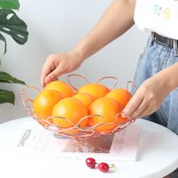 Wholesale Hollow Wine Cup Shape Drain Snack Fruit Storage Basket Nihaojewelry main image 5