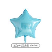18-inch Five-pointed Star Aluminum Foil Balloon Wholesale Nihaojewelry sku image 2
