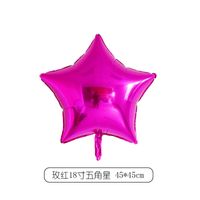 18-inch Five-pointed Star Aluminum Foil Balloon Wholesale Nihaojewelry sku image 8