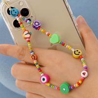 Wholesale Geometric Blue Devil's Eye Pattern Mobile Phone Strap Nihaojewelry sku image 7