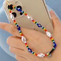 Wholesale Geometric Blue Devil's Eye Pattern Mobile Phone Strap Nihaojewelry sku image 8