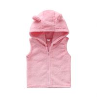 Enfants Automne Et D'hiver De Vêtements À La Mode Solide Couleur Infantile Manteau À Capuchon Bébé Zip-up Vêtements De Chemise Enfants sku image 1