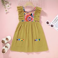 Wholesale Baby Sleeveless Floral Dress Nihaojewelry sku image 7