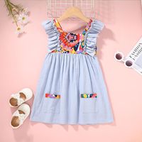 Wholesale Baby Sleeveless Floral Dress Nihaojewelry sku image 15