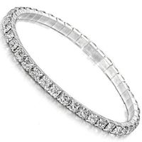 Simple Style Geometric Rhinestone Bangle main image 11