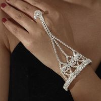 Bijoux En Gros Diamant Bague En Cuivre D&#39;une Seule Pièce Bracelet Nihaojewelry main image 2