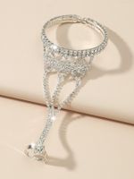 Bijoux En Gros Diamant Bague En Cuivre D&#39;une Seule Pièce Bracelet Nihaojewelry main image 3