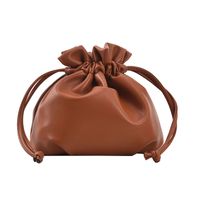 Western Style Mini Sac 2021 Nouvelle D'été Petit Frais Chanceux Sac Seau Sac Mignon Plissée Tout-match Épaule Messenger Sac main image 6