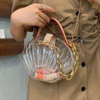 Wholesale Transparent Jelly Color Shoulder Shell Bag Nihaojewelry main image 5