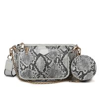 Wholesale Snake Pattern One-shoulder Messenger Small Square Bag Nihaojewelry main image 6