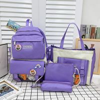 Wholesale Cartoon Pattern Large-capacity Handbag Backpack Messenger Bag Four-piece Set Nihaojewelry main image 1