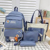 Wholesale Cartoon Pattern Large-capacity Handbag Backpack Messenger Bag Four-piece Set Nihaojewelry main image 3