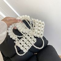 Wholesale Mini Pearl Woven Messenger Bag Nihaojewelry main image 3