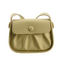 Wholesale Solid Color Shoulder Crossbody Saddle Bag Nihaojewelry main image 6