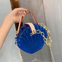 Wholesale Transparent Jelly Color Shoulder Shell Bag Nihaojewelry sku image 2