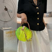 Wholesale Transparent Jelly Color Shoulder Shell Bag Nihaojewelry sku image 4