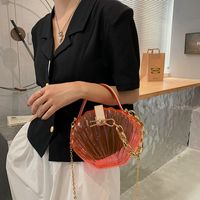 Wholesale Transparent Jelly Color Shoulder Shell Bag Nihaojewelry sku image 7
